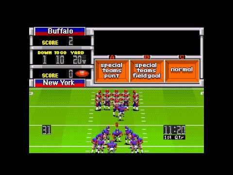 John Madden Football 92 ... (Sega Genesis) 60fps Gameplay