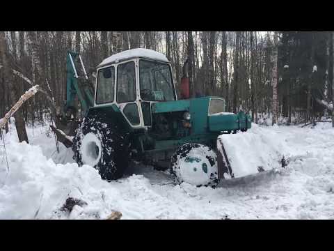 Экскаватор ЭО-2621. Еду чистить лесные дороги - часть 2.