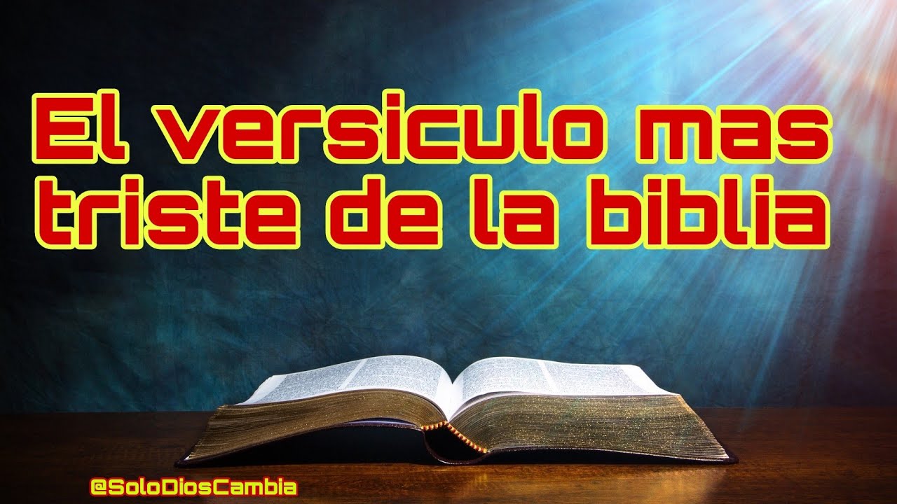 Versiculo mas corto de la biblia