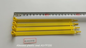 Alkeseal 200mm Serialized Fixed Length Security Seal AS-FP200