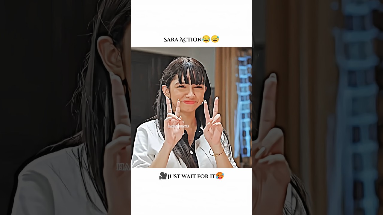 Action reaction 😂🤣|| #ytshorts #trending #judwaa #funny #zara #sara #drama #shorts