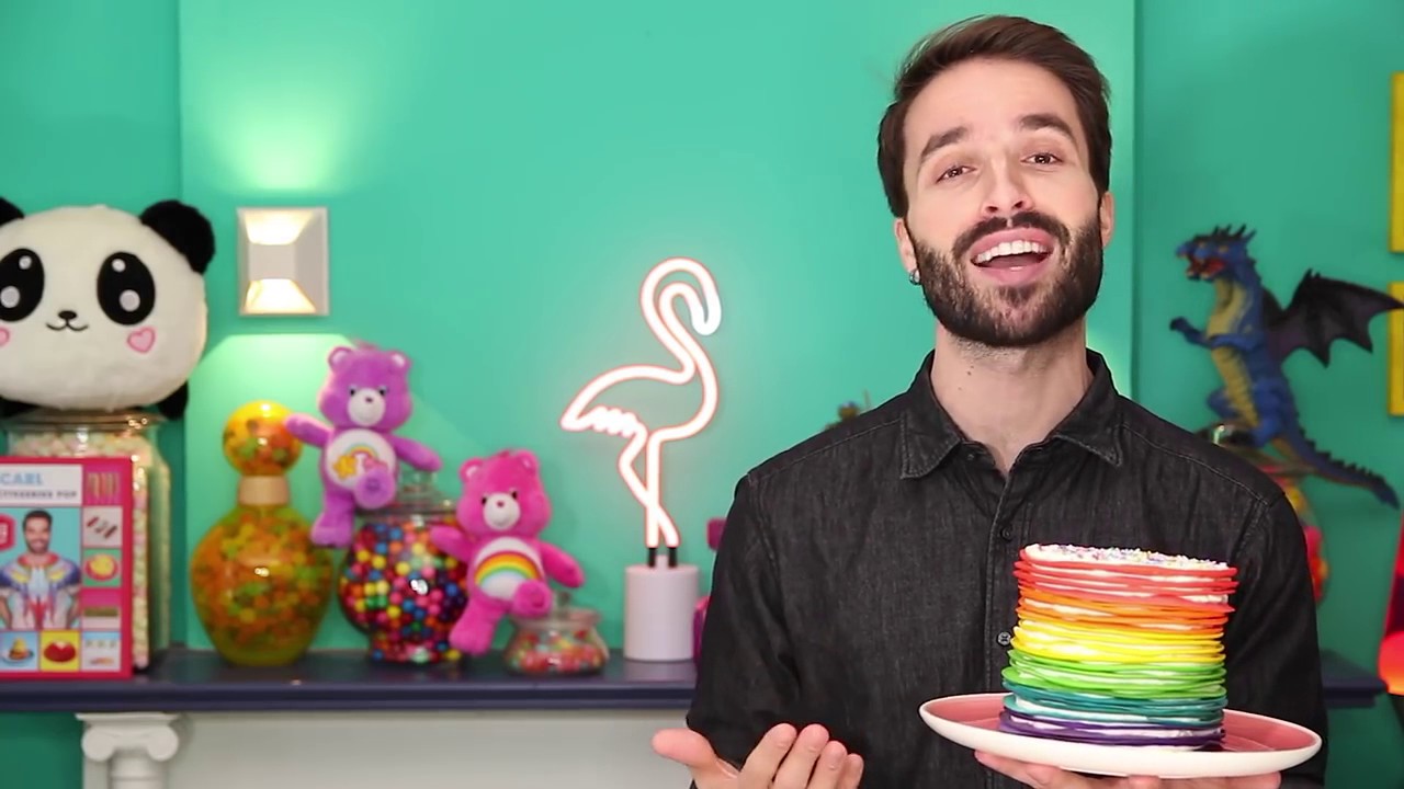 RECETTE RAINBOW PANCAKE CAKE DÉFI DE L'ATELIER DE ROXANE YouTube