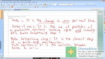 Edexcel GCE Advanced Chemistry Unit 4 January 2013 question 18a i solution