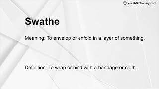 Swathe Meaning