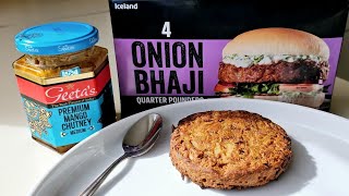 YOU WON'T BELIEVE THESE! 4 Onion Bhaji Quarter Pounders Review