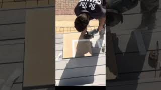 How To Cut A Thick Stone Tile With A Grinder #grinder #diy #home
