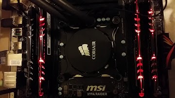 Avexir Core Series DDR4-2400 RED LED RAM Kit 4GBX4