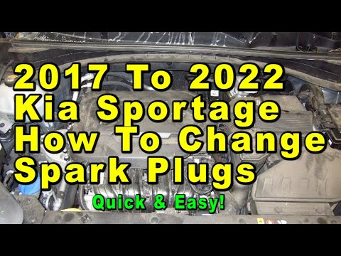 2017 To 2022 Kia Sportage How To Change Spark Plugs With Part Numbers  – Quick & Easy