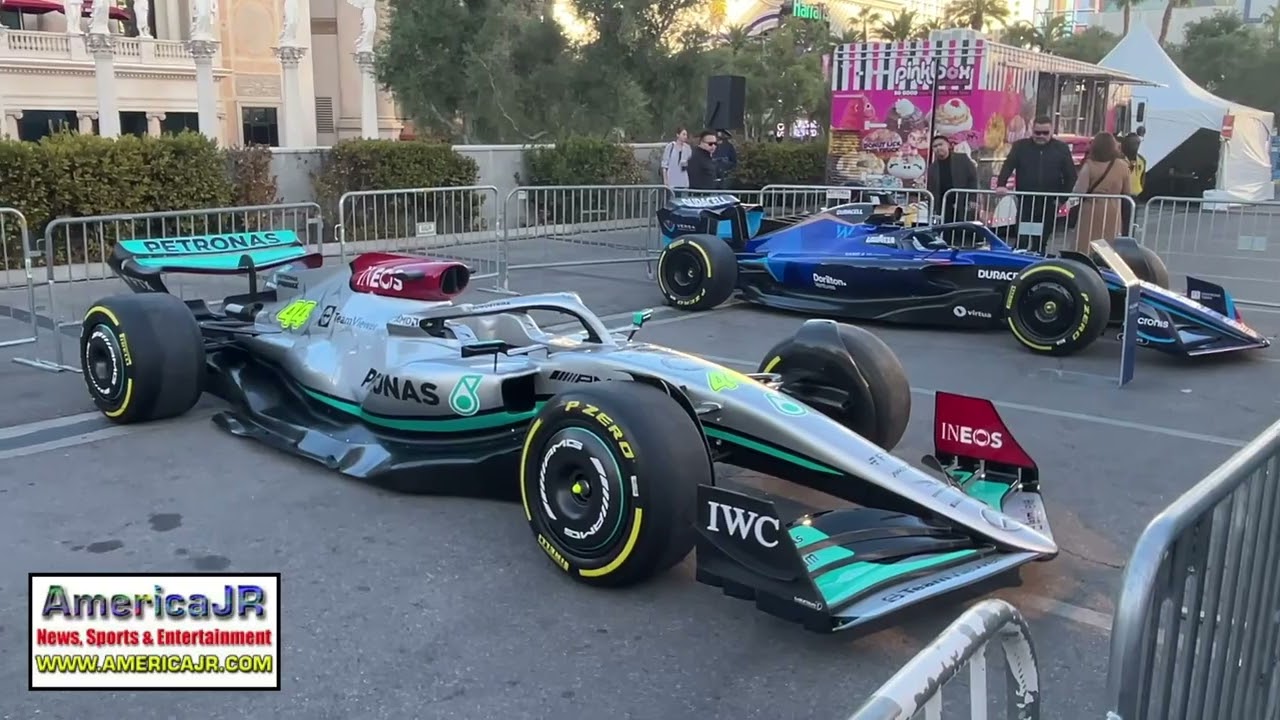 F1 cars appear in sky as drone show lights up Las Vegas ahead of GP, Sport