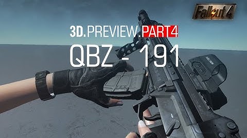 QBZ-191 / 192 Animation Part 4 (with source animation file) Alternative Reload / Fast-roping