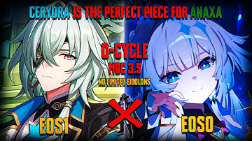 E0 Anaxa & E0S0 Cerydra (4 Cost) 0-Cycle Svarog | No Limited Eidolons | Honkai: Star Rail