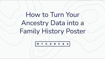 Webinar: How to Turn Your Ancestry Data into a Family History Poster