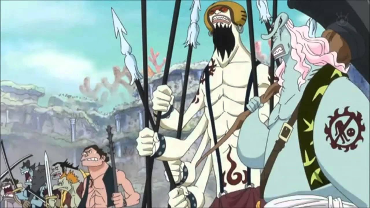 Luffy uses Conqueror's Haki on Fishman Island(10 vs 100,000) - YouTube ...