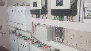 Lux power Sna 5000 X2 with six Svolt batteries upgrade.