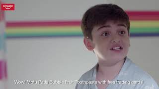 Colgate Motu Patlu Bubble Fruit Toothpaste for Kids Mom & son screenshot 5