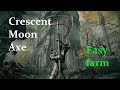 Elden ring  crescent moon axe easy farm
