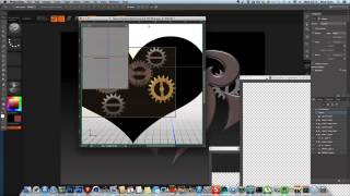 Making a Heart pocket watch in photoshop & zbrush pt2