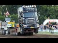 Truck Pulling at Særslev Traktortræk 2022 - Scania R730 & 143M doing some great pulling