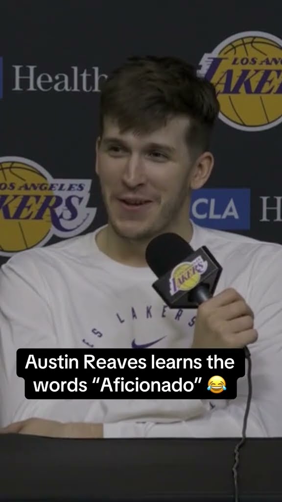 Austin Reaves upping his vocabulary ?