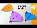 How to make 3 epic paper airplanes by world record breaker john collins