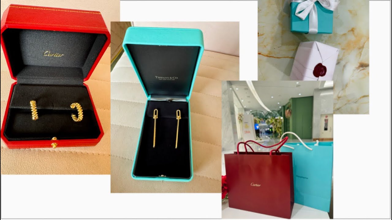 Double unboxing!! Tiffanyandco hardwear double link earrings and