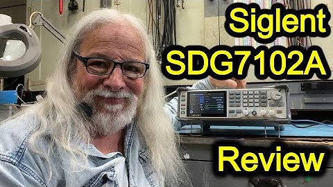 ⭐ Siglent SDG7102A 1GHz Arbitrary Function/Waveform Generator Review part 1 of 3 0018