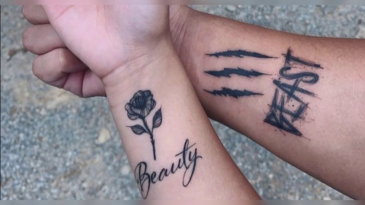 Couple goals tattoos ❤️🐯🦁❤️ If you want a cool Tattoo, be sure to ask a  really good artist 🧑‍🎨 - - Tattoo by @gaurav_patil77 Location-… |  Instagram