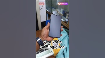 Vivo V50e 5g mobile 💀🎮📲 matte screen protector | Vivo V50e matte tempered glass #trend #gamingglasse