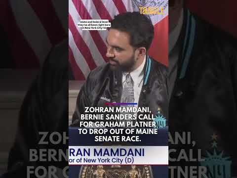 Zohran Mamdani, Bernie Sanders call on Graham Platner to drop out of Maine Senate race.
