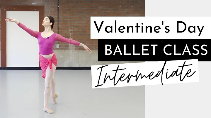 Valentine's Day Ballet Class | Intermediate Level | Strength, Technique, & Lines | Kathryn Morgan