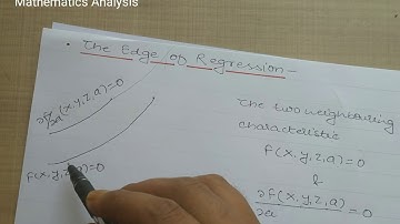 Edge of regression in differential Geometry 🔥