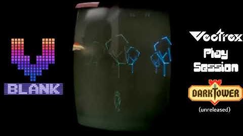 Vectrex Dark Tower (unreleased) Play Session