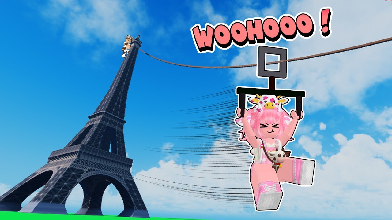 SERU BANGET!! KITA NAIK TANGGA TERTINGGI DI DUNIA DAN TURUN DENGAN KECEPATAN PENUH 