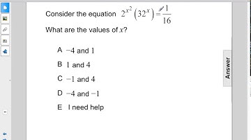 Algebra2 Exp Funcs Rewriting as Like Terms Pt 2 Q18