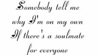 Soulmate - Natasha Bedingfield lyrics. Resimi