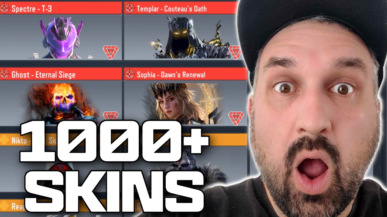 Cod Inatius Skin I collected over 1000 Skins in CoD Mobile! - YouTube