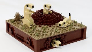 Prairie Dogs Kinetic LEGO Sculpture