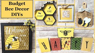 QUICK EASY BUDGET BEE DECOR DIYS | Walmart | Hobby Lobby | Dollar Tree | Magnolia Design Co