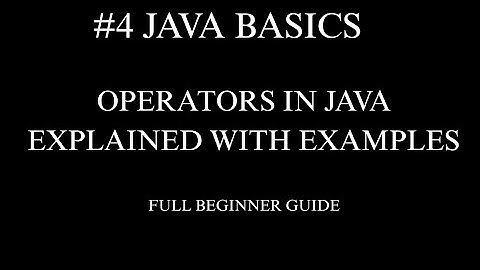 Operators in Java Explained with Examples | Full Beginner Guide | Logic Ladder