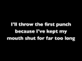 "First Punch" by Nothing More- Lyric Video