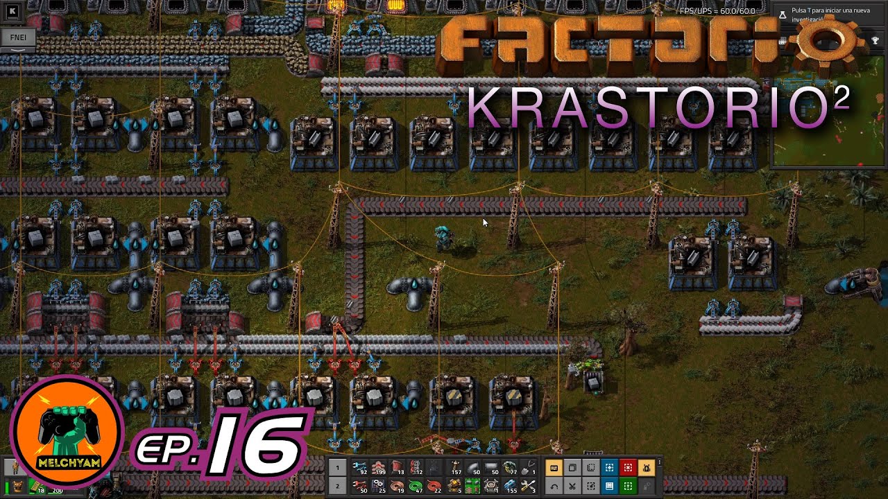 FACTORIO 1.1 KRASTORIO 2 // EP. 16 - REFINERÍA COMPLETA, HORMIGÓN ...
