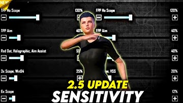 HEADSHOT SENSITIVITY SETTING 🥰 PUBG MOBİLE CONTROL + SENSITIVITY CODES 2.5 UPDATE