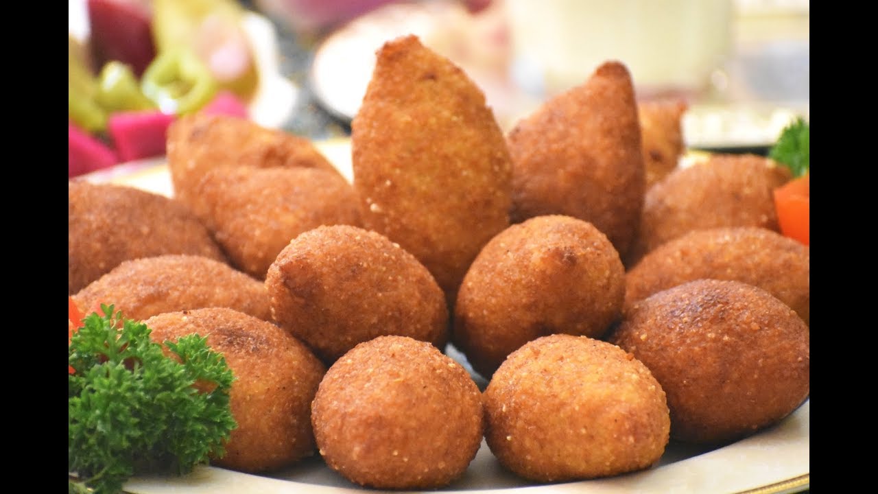 كبة مقلية بدون ماكينة وهبرة وطحين،سر نجاحها ،مقرمشة اكلة قديمة جدا- طريقة الأهلKubba,without machine