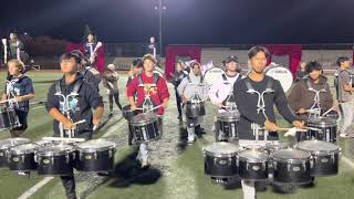 Chino Hills HS Drumline Fall 22, Mvt 1 percussion feature &quot;All The World&#39;s A Stage&quot;