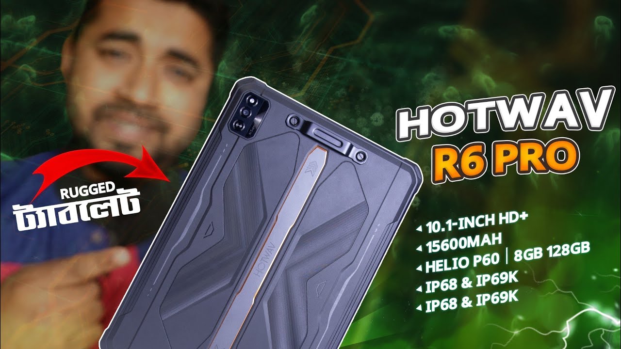 HOTWAV R6 PRO 10 1 inch HD 15600mAh Helio P60 8GB 128GB IP68 IP69K hotwav-r6-pro-10-1-inch-hd-15600mah-helio-p60-8gb-128gb-ip68-ip69k