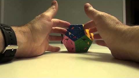 Mercury Megaminx Tutorial part 5:  Finishing the last layer and filling in the shell