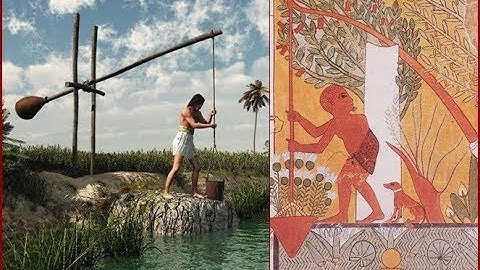 Ancient Egyptian shaduf