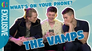 Ever wondered The Vamps members have on their phones? We play First...