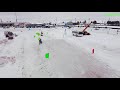 Чемпионат и первенство по кроссу на снегоходах 2021 г. Муравленко Вид с квадрокоптера часть 1