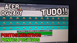 MONITOR ACER NITRO QG240Y 180HZ - TUDO QUE VOCÊ PRECISA SABER!! - ANÁLISE 3 MESES DE USO!